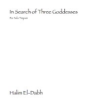 Score In Search of Three Goddesses