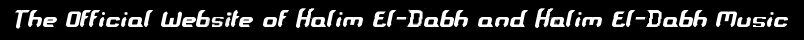 Banner - The Official Website of Halim El-Dabh